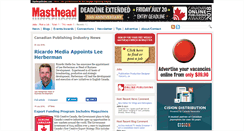 Desktop Screenshot of mastheadonline.com