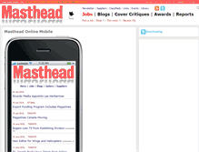 Tablet Screenshot of mastheadonline.com